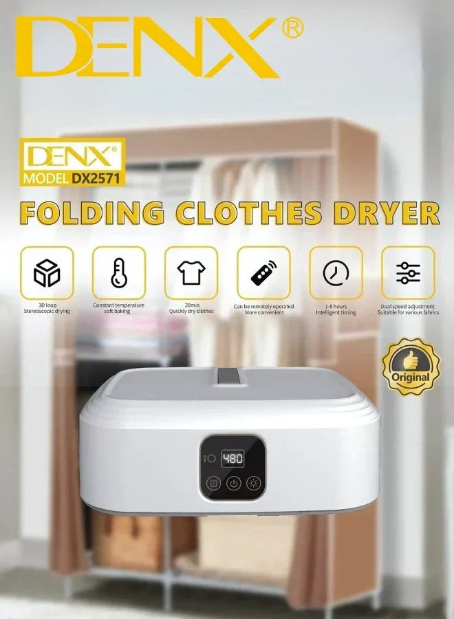 Denx – Folding Clothes Dryer 👕🌬️